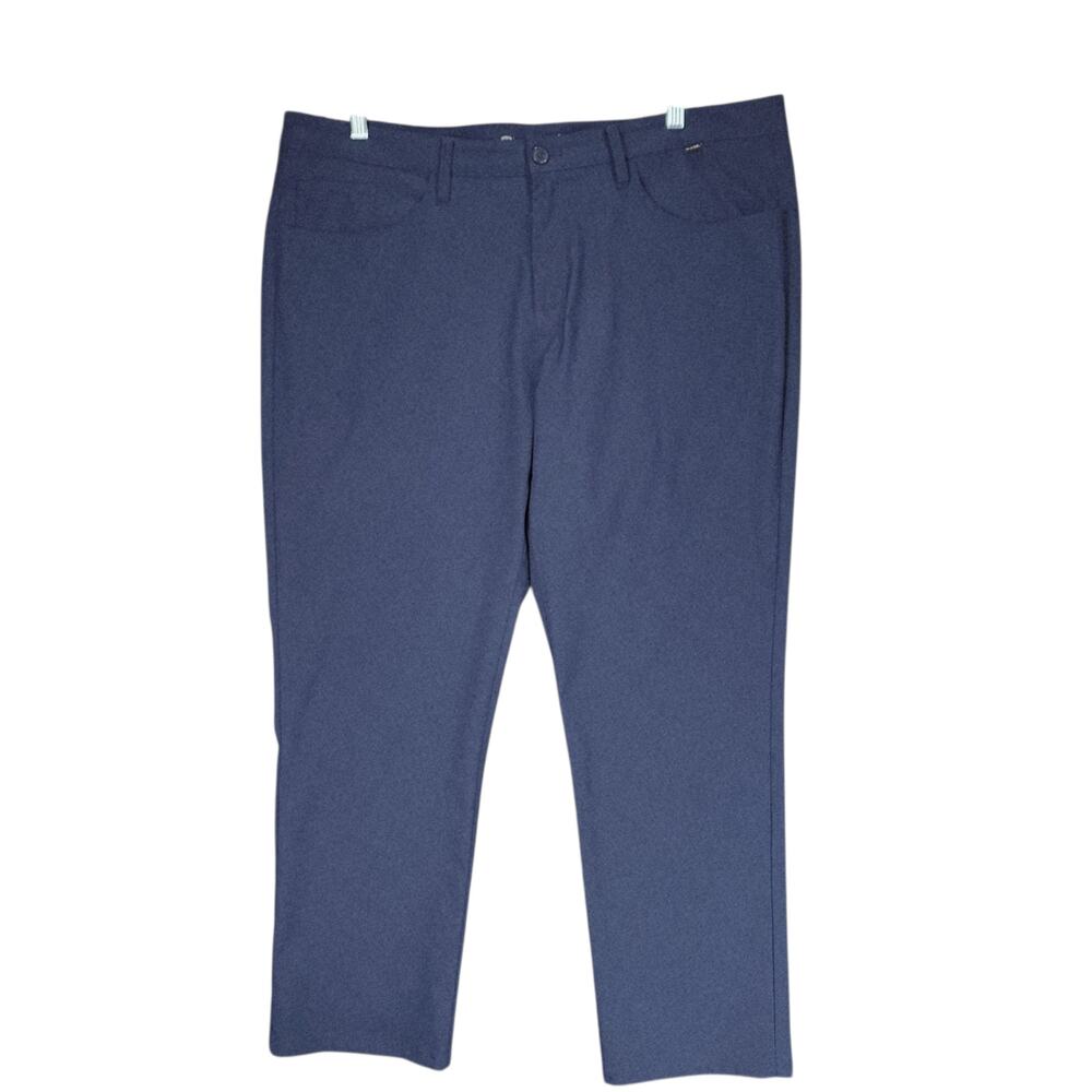 Travis Mathew Golf Pants sz 42 x30 Men Navy Blue Athletic Athleisure Performance